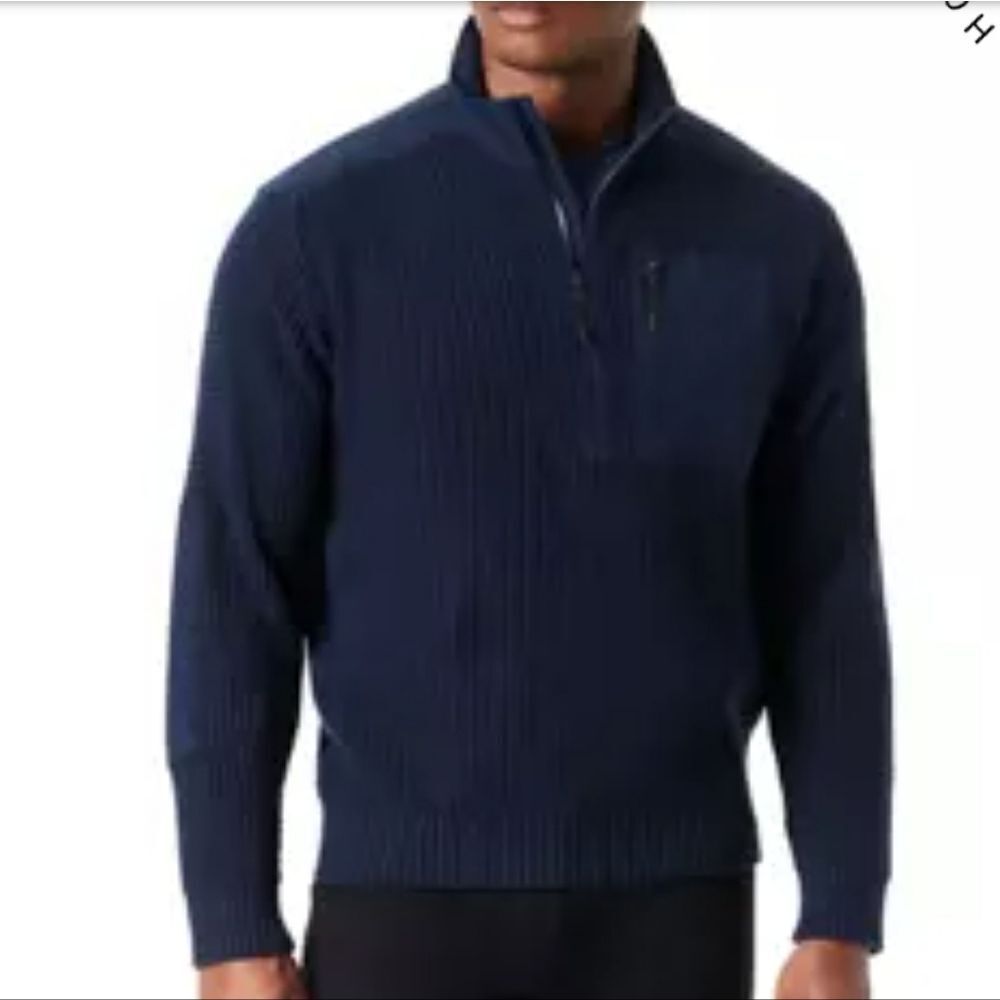729 NWT BASS OUTDOOR Men's 1/4 Zip Sweater Size 2XL